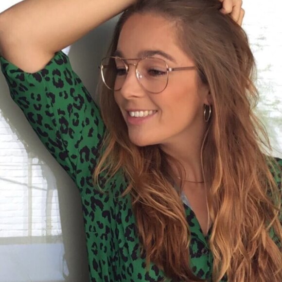 Jimmy Choo JC200 0J5G 00 Eyeglasses Gold 54mm Aviator Frame - Picture 8 of 11